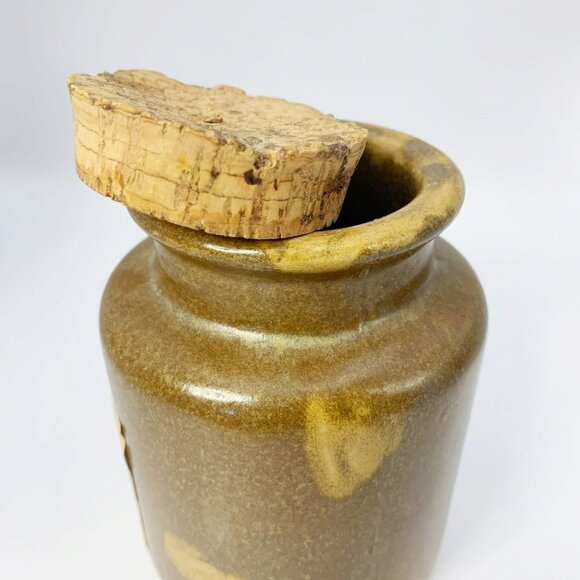 Vintage 1985 France Old Fashioned Mustard Pot with Cork - Picture 3 of 8